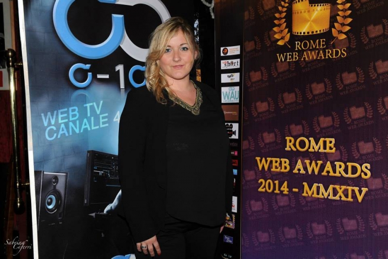 Nella foto l'attrice Guendalina Tambellini, fotografata ai Rome Web Awards dalla fotografa Sabrina Ciferri