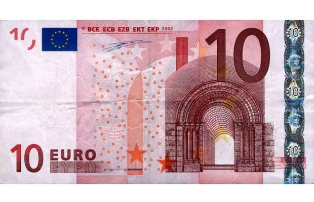 Una banconota da 10 euro