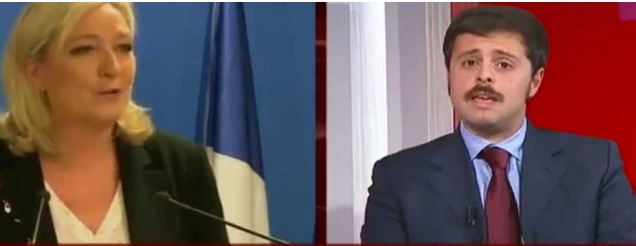 Nicola Genga in un faccia a faccia virtuale con Marine Le Pen