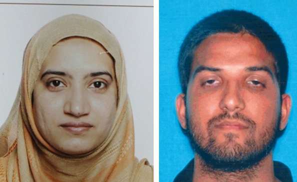 Tashfeen Malik e Syed Farouk, autori della strage di San Bernardino