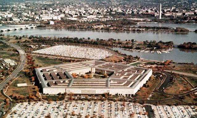 Una veduta aerea del Pentagono