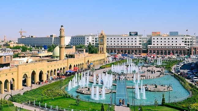 Una veduta del centro di Erbil