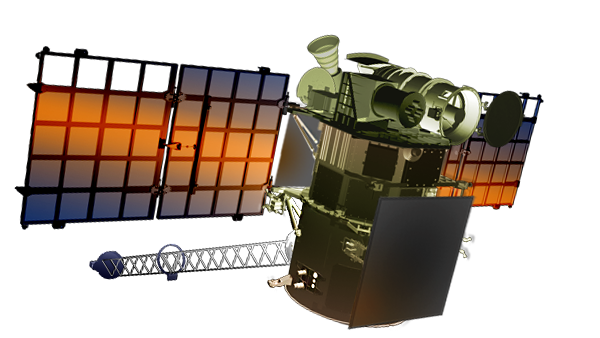 un'immagine tecnica del Deep Space Climate Observatory