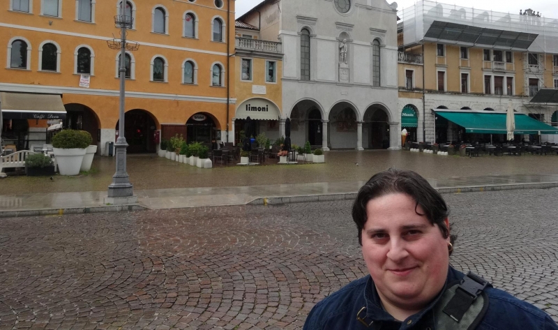 Nella foto: La regista Annarita Campo a Belluno