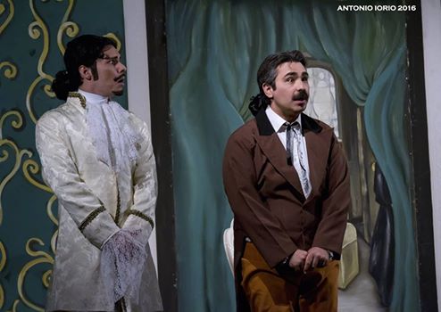 Nella foto di Antonio Iorio in una scena de 