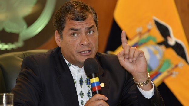 Rafael Correa, presidente dell'Ecuador