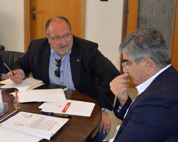 Governatore D'Alfonso e il Sottosegretario Regionale Mazzocca