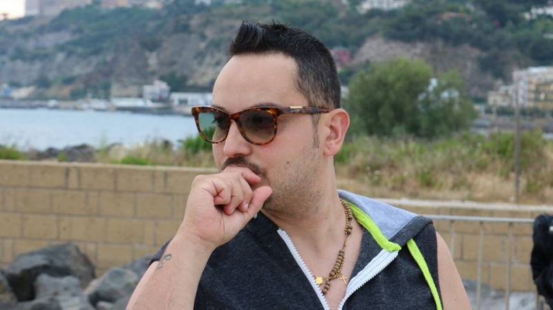 L'attore Nunzio Bellino con i suoi occhiali personalizzati D-Style by Domenico Auriemma