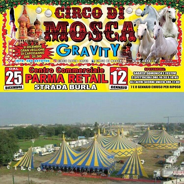 Il Circo di Mosca a Parma per le festività natalizie