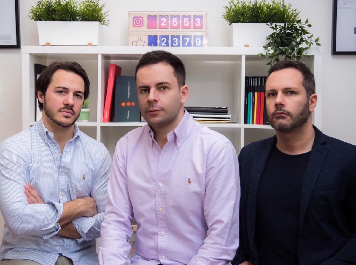 Da sinistra Riccardo Meli (Project Manager e Producer), Alessio Tedesco (Creative Designer e Producer) e Luca Tedesco (Developer e Producer)