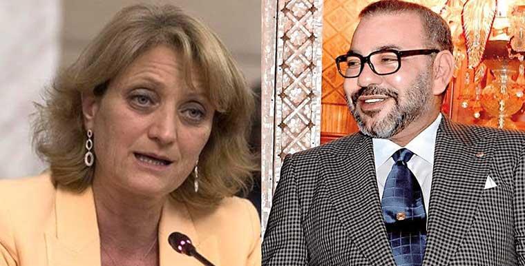 Re Mohammed VI e Noemi Di Segni 