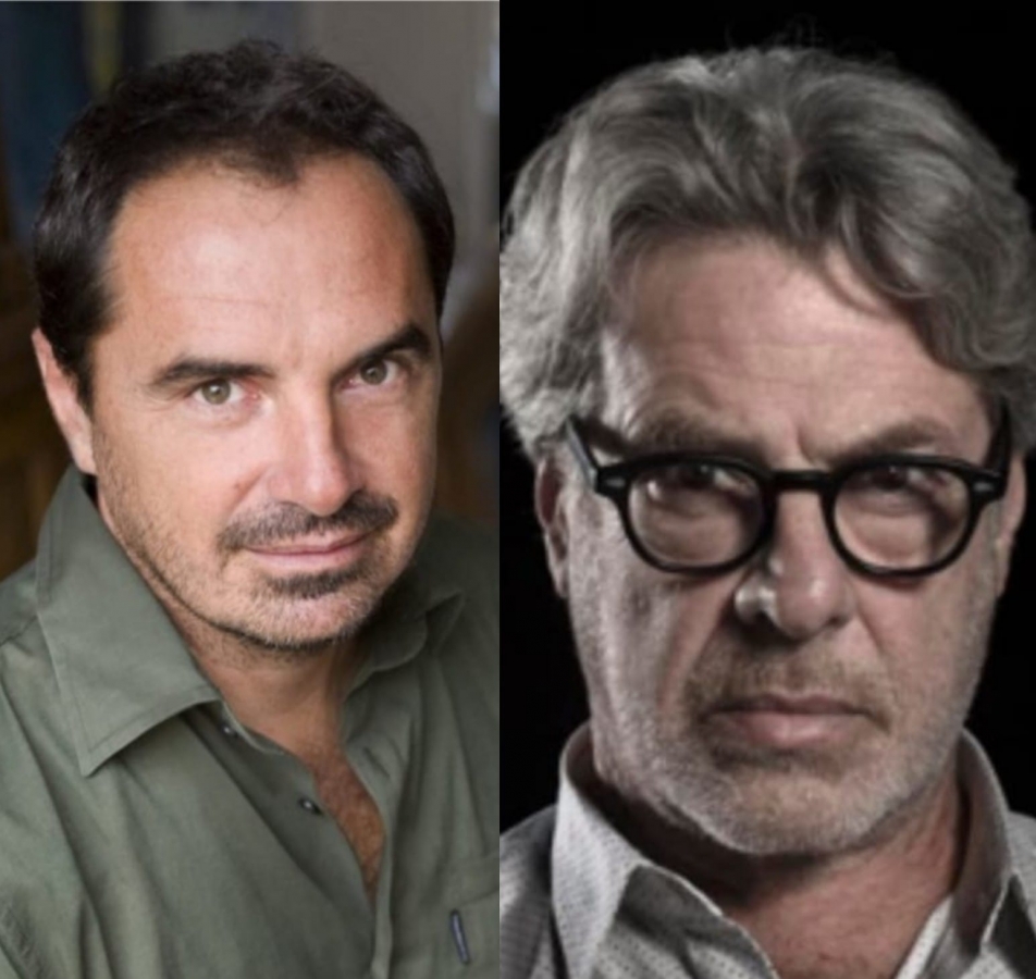 A sx. Andrea Guerra, a dx. Lele Marchitelli