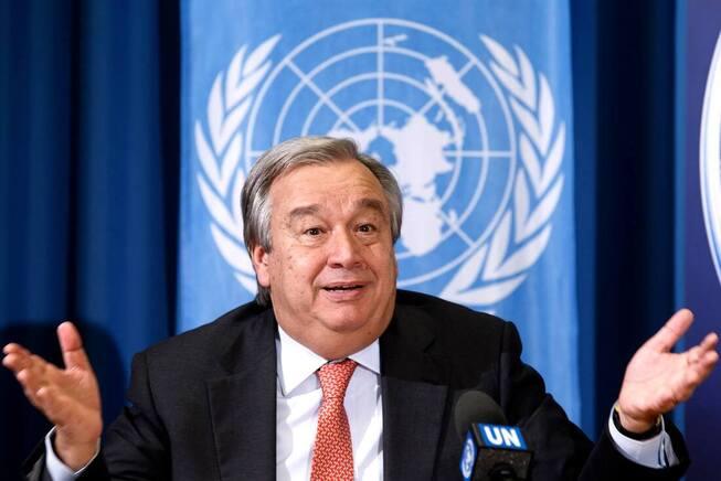 Il Segretario generale dell'ONU Antonio Guterres 