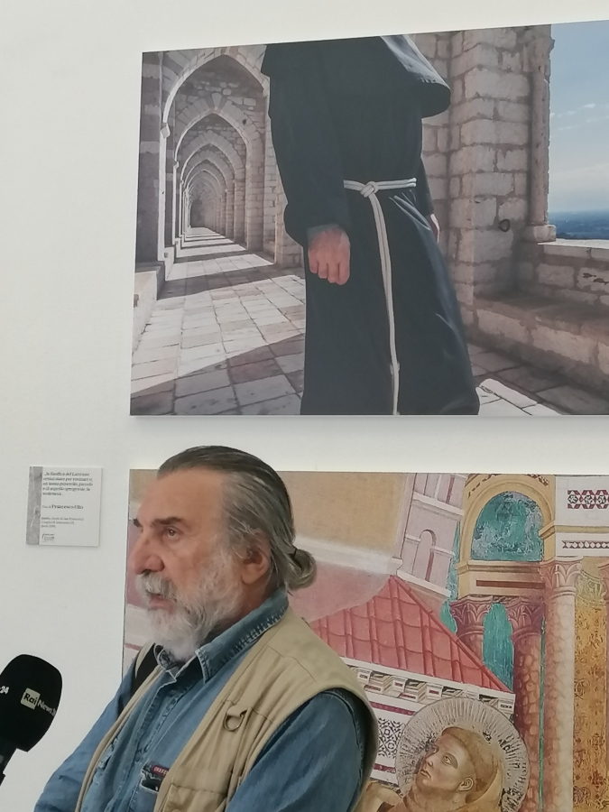 FRANCESCO CITO INTERVISTATO A FINE INAUGURAZIONE EXHIBITION