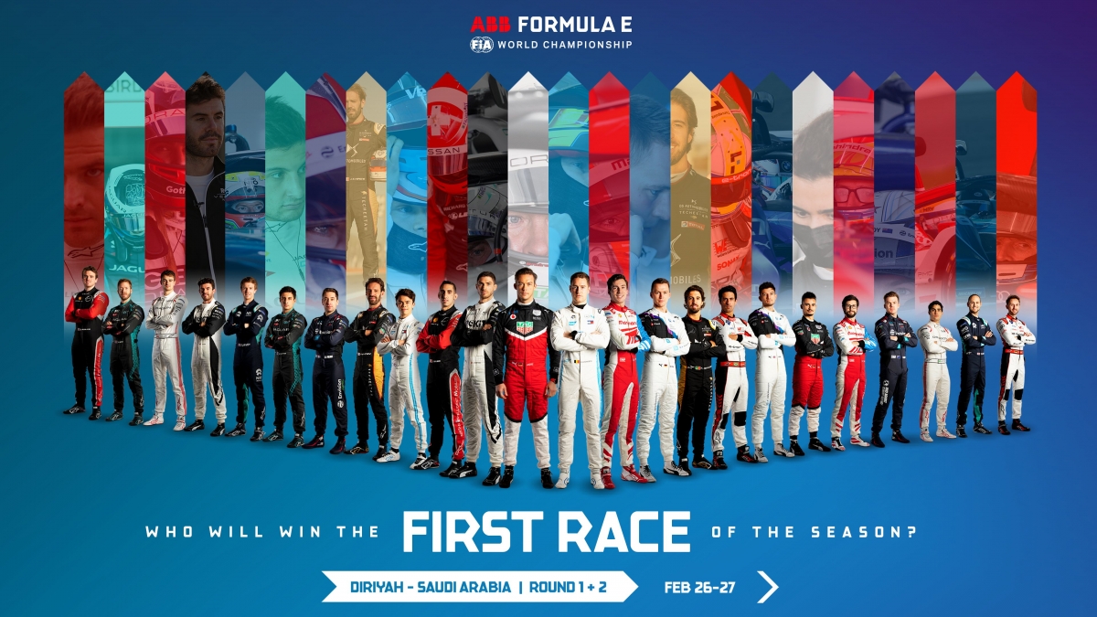 I protagonisti della Formula E (foto Formula E Twitter)