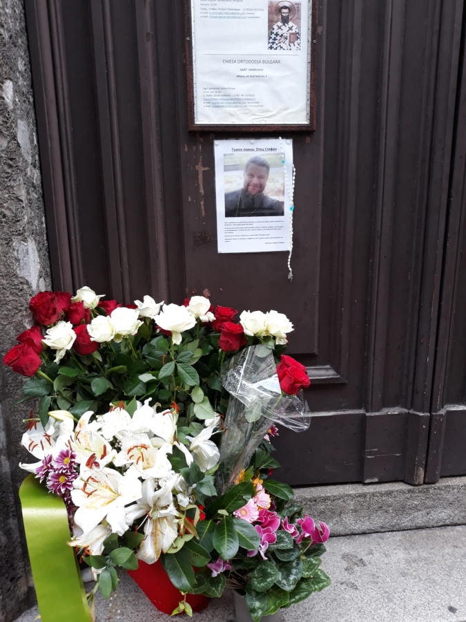 esterno della porta della parrochia