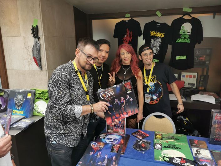 i Claudio SImonetti 's Goblin al firmacopie