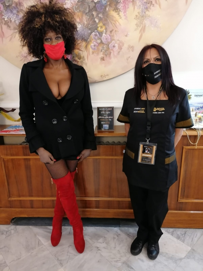 Lubamba e Monica Capitanio