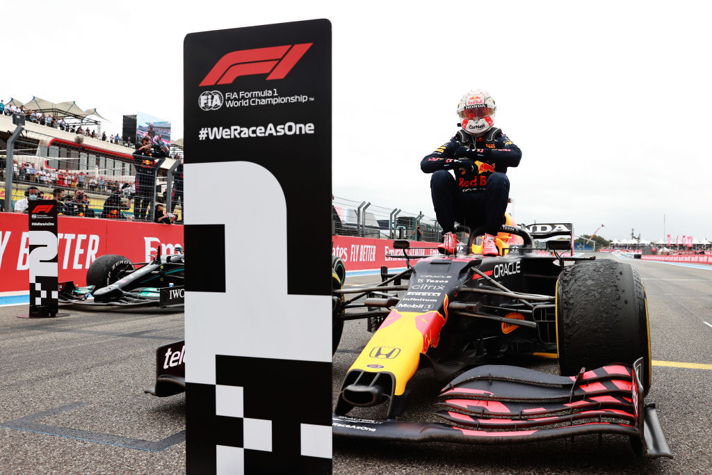 Max Verstappen al terzo trionfo stagionale (foto: F1 Twitter)