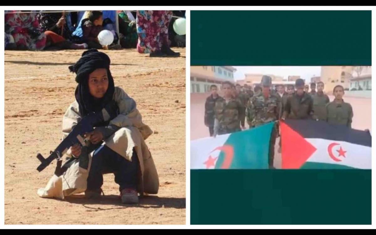 Bimbo Soldato del gruppo Polisario armato dall'Algeria 