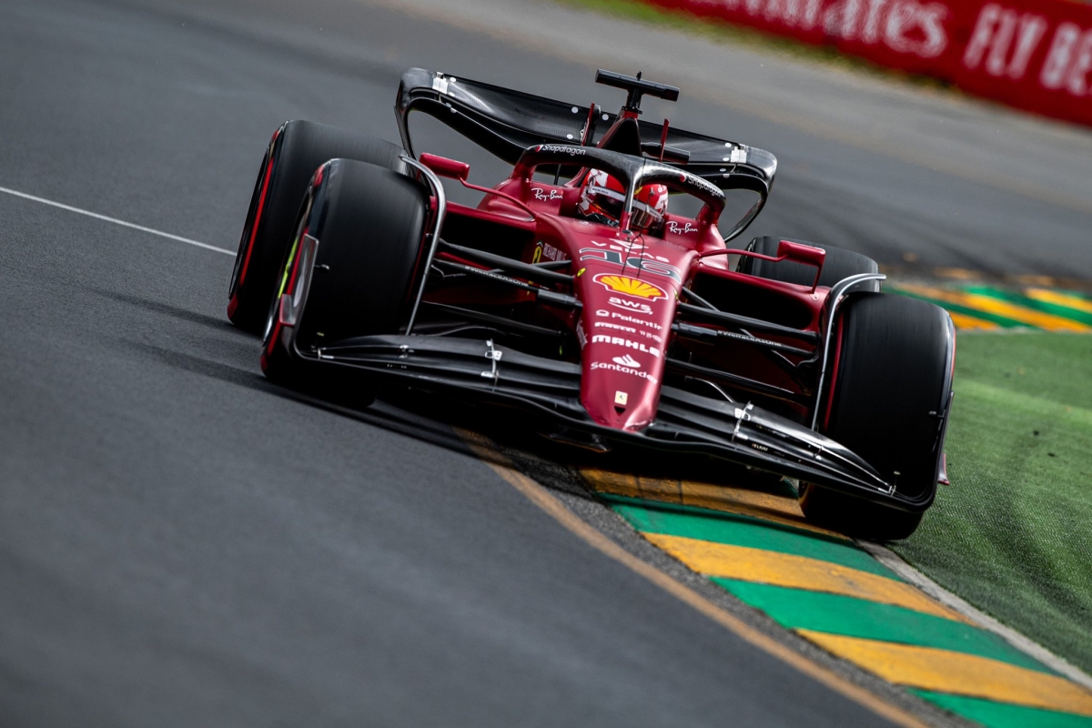 Charles Leclerc in pole position all'Albert Park Circuit di Melbourne (foto: Scuderia Ferrari Twitter)